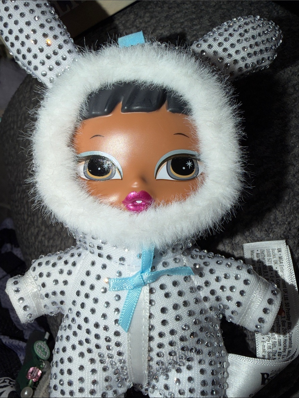 Bratz Bratziez Iconz Seriez plush keychain doll,  Bunny Boo Sasha